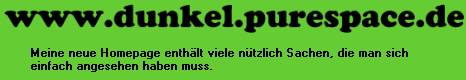 Die Homepage von Hannes Dunkel