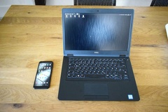 laptop smartphone