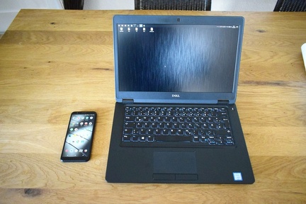 laptop smartphone