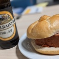 Leberkässemmel und Bier