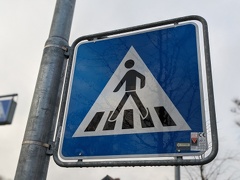 Fußgängerüberweg Schild