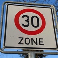30er Zone Schild