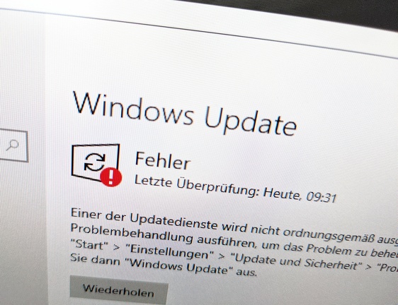 Windows Update Fehlermeldung