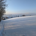 Malerische Landschaft im Winter