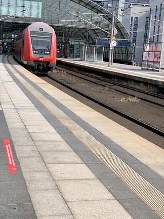 Regionalzug am Berliner Hauptbahnhof