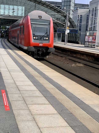 Regionalzug am Berliner Hauptbahnhof