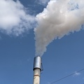 Schornsstein erzeugt Rauch und CO2