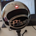 Mikrofon Blue Snowall Audio Aufnahme