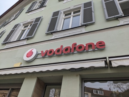 Vodafone Schriftzug