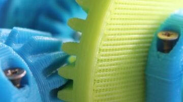 Zahnräder und Getriebe aus dem 3D-Drucker