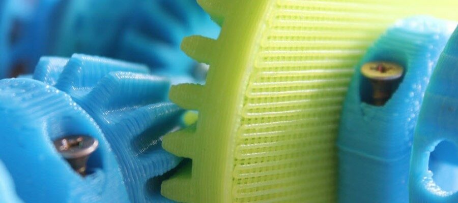 Zahnräder und Getriebe aus dem 3D-Drucker